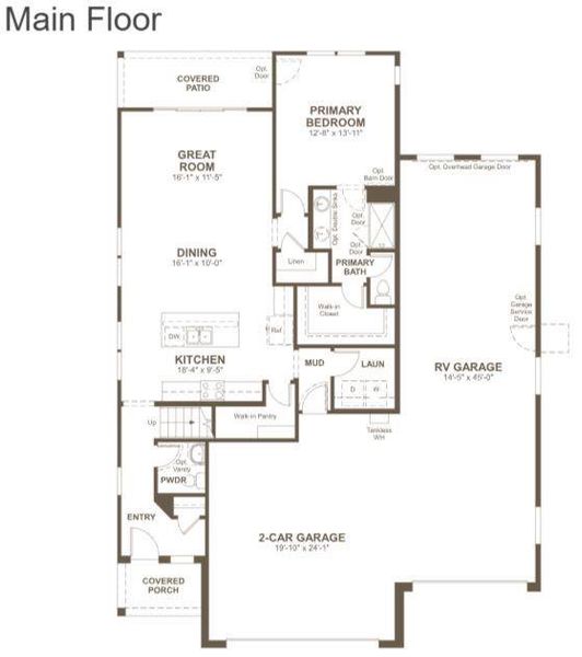 1st Floorplan - Representative Photo