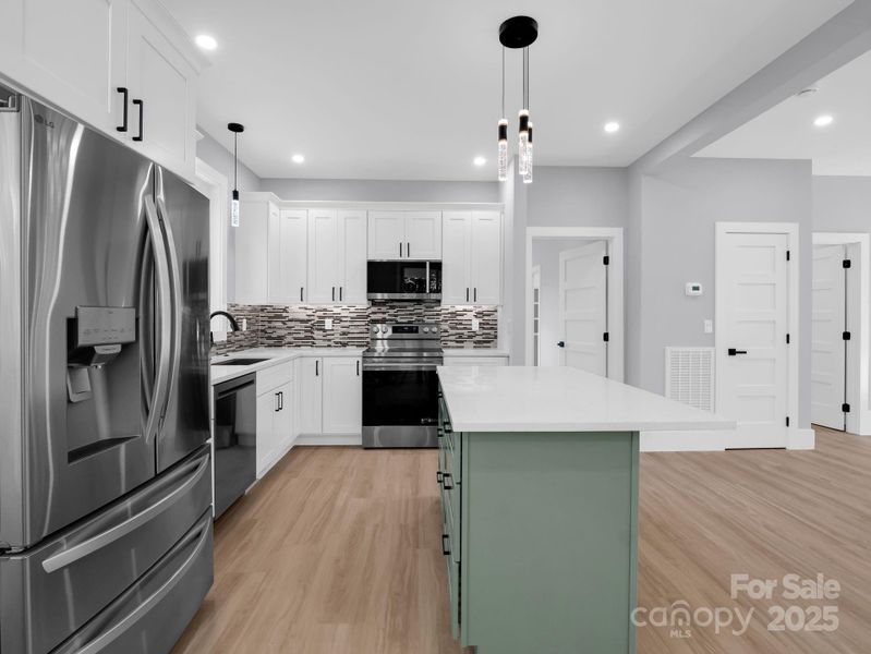 Furnished interior view inside a new home in , Asheville (Image 8). Furnished interior view inside a new home in , Asheville (Image 8).