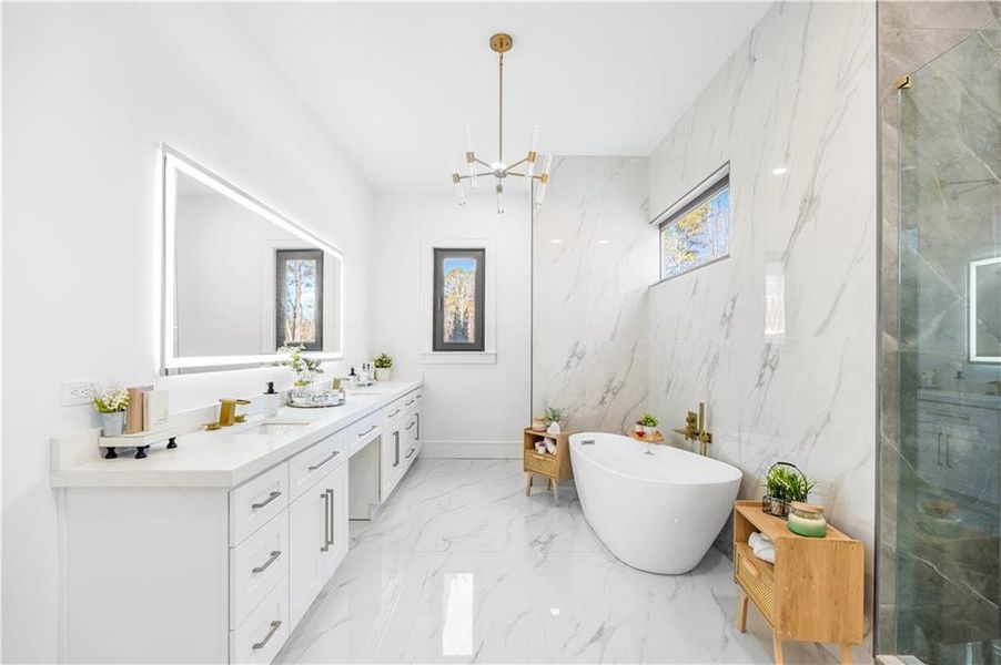 Furnished interior view inside a new home in , Lawrenceville (Image 65).