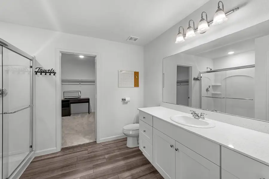 Primary bath with large shower