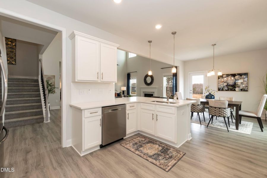 Furnished interior view inside a new home in Hidden Pines, Cameron (Image 7).