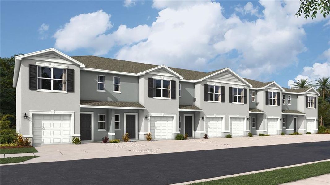 Front exterior of a new home in , Lakewood Ranch, FL, highlighting curb appeal (Image 24).