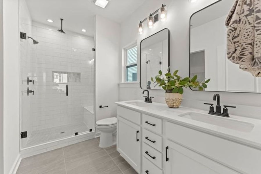 Representative furnished interior of a home built from the Bayside by True Homes in Whispering Hills, Locust (Image 11).