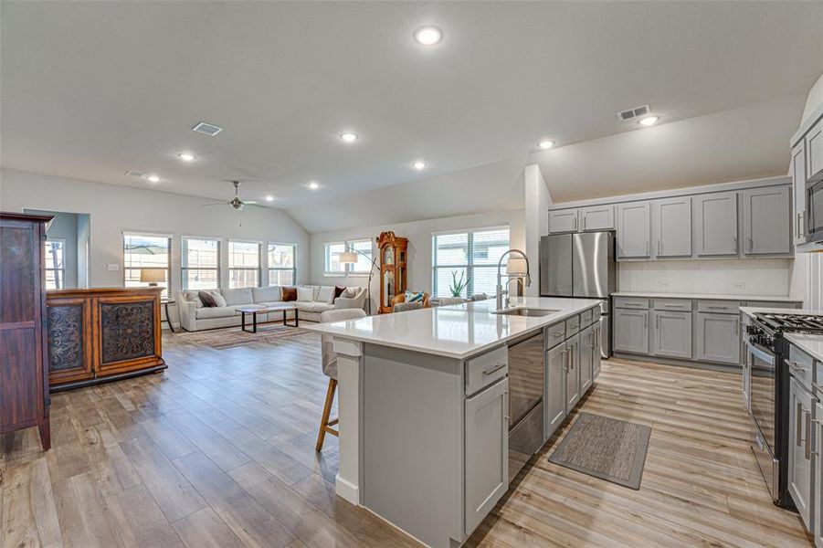Furnished interior view inside a new home in , Lavon (Image 12).