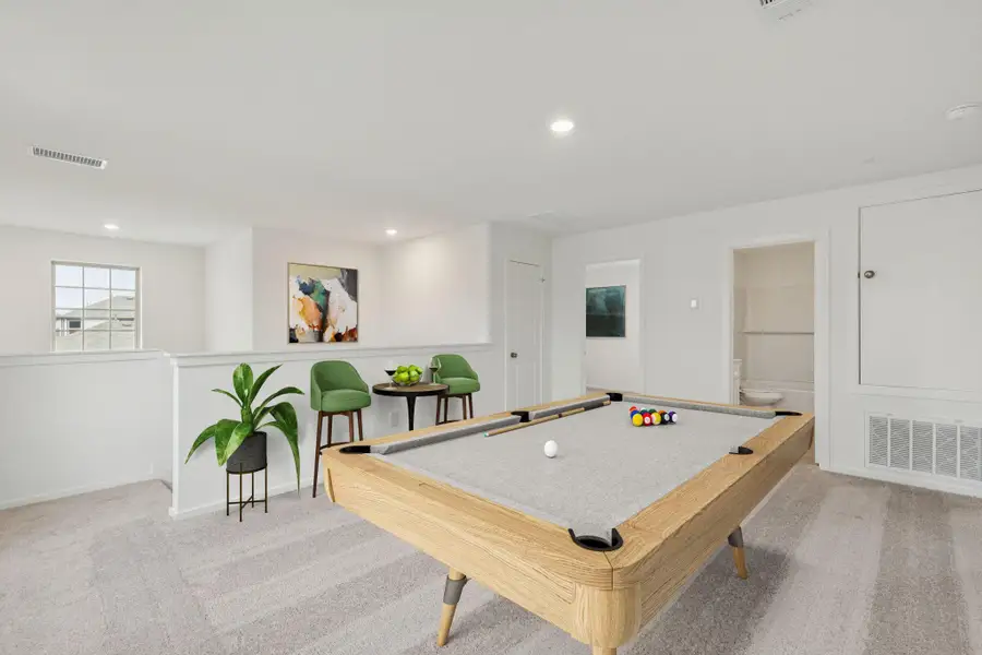 Furnished interior view inside a new home in Mavera, Conroe (Image 8).