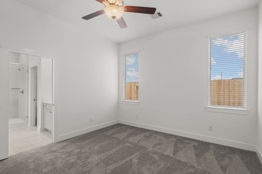 Representative unfurnished interior of a home built from the Fairway by Chesmar Homes in Riceland Alley Loads, Mont Belvieu (Image 25).