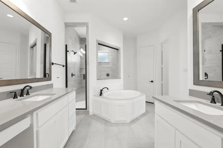 Representative furnished interior of a home built from the Newport by Windsor Homes in Nelson Lake Estates, Rockwall (Image 12).