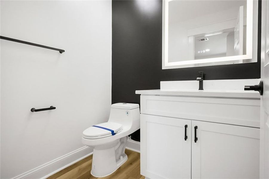 Furnished interior view inside a new home in , Atlanta (Image 6). Furnished interior view inside a new home in , Atlanta (Image 6).