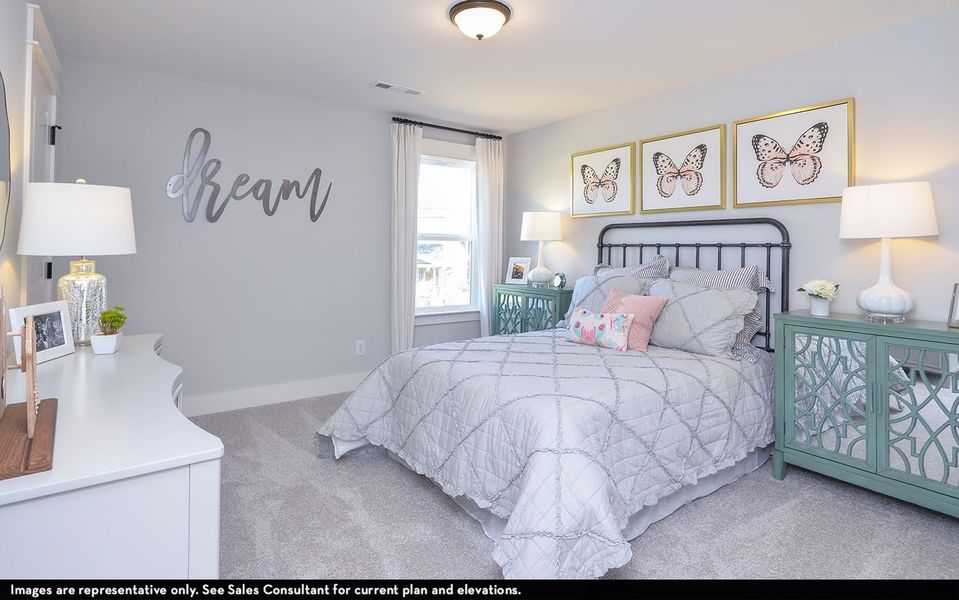 Furnished interior view inside a new home in Aden Woods, Fairview (Image 25).
