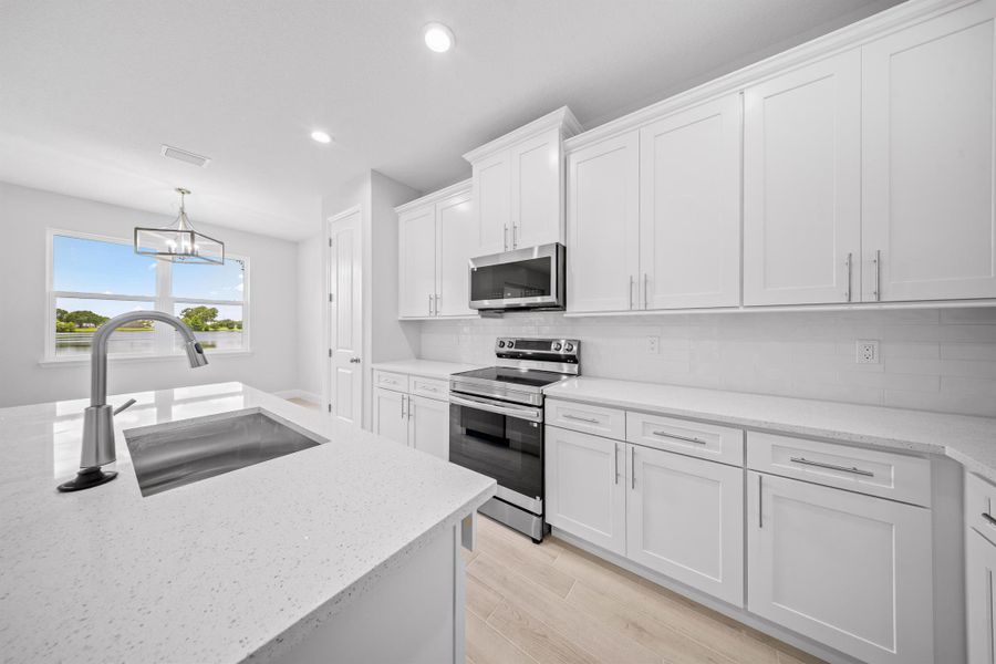 Furnished interior view inside a new home in , Port St. Lucie (Image 6).