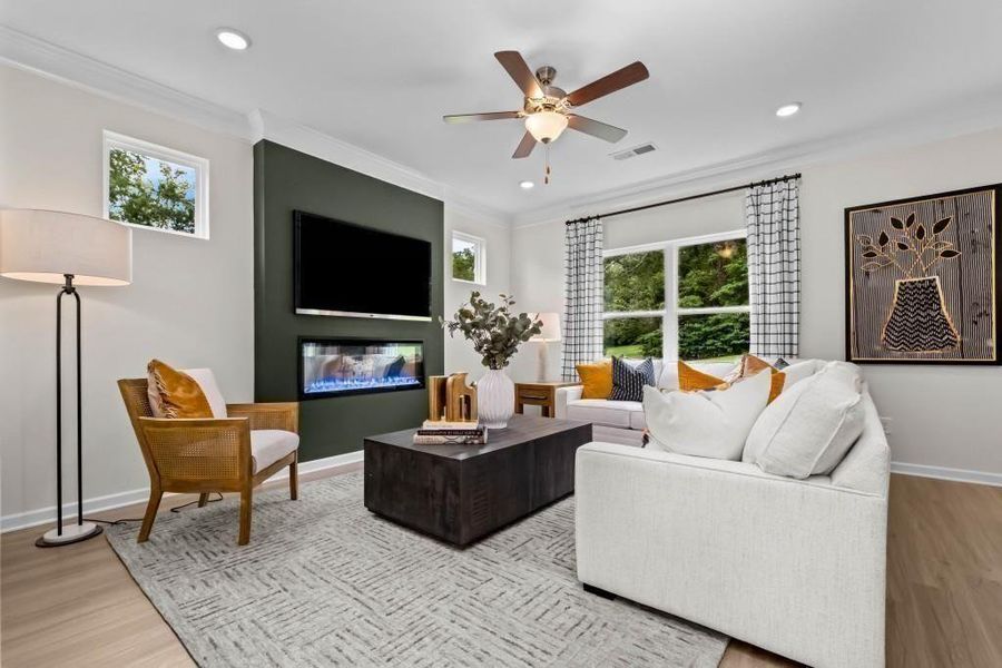 Furnished interior view inside a new home in Kingston Park, Kingston (Image 33).