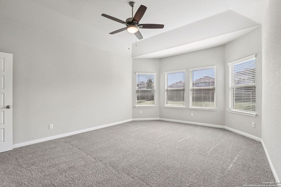 Spacious, unfurnished interior of a new home in Legendary Trails - Classic Series, Cibolo (Image 47). Spacious, unfurnished interior of a new home in Legendary Trails - Classic Series, Cibolo (Image 47).