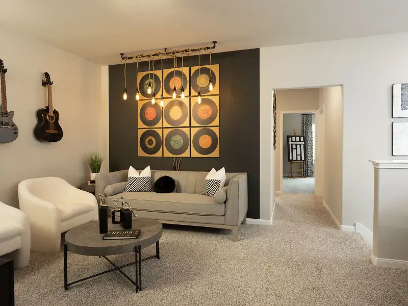 Furnished interior view inside a new home in Katy Grand Village - City Series, Katy (Image 11). Furnished interior view inside a new home in Katy Grand Village - City Series, Katy (Image 11).