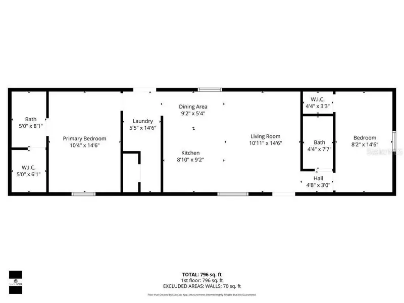 2D floor plan layout of this home in , Jensen Beach, FL (Image 3). 2D floor plan layout of this home in , Jensen Beach, FL (Image 3).