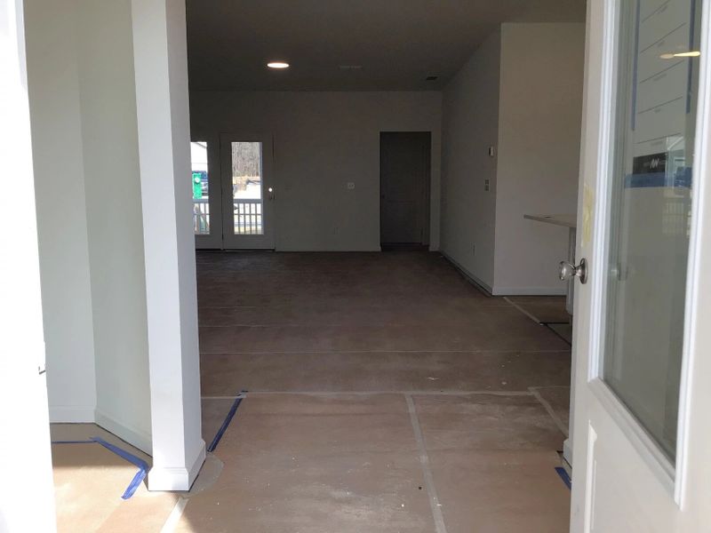 Foyer featuring the AW Collection® Coastal - Light floors and airy tones set a relaxed tone.