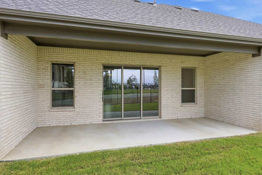 Exterior details and patio area of a home in Ladera Little Elm, Little Elm (Image 26). Exterior details and patio area of a home in Ladera Little Elm, Little Elm (Image 26).