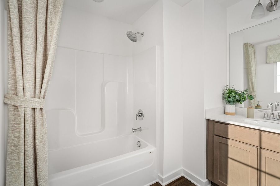 Furnished interior view inside a new home in The Towns at Red River, Gallatin (Image 18). Furnished interior view inside a new home in The Towns at Red River, Gallatin (Image 18).