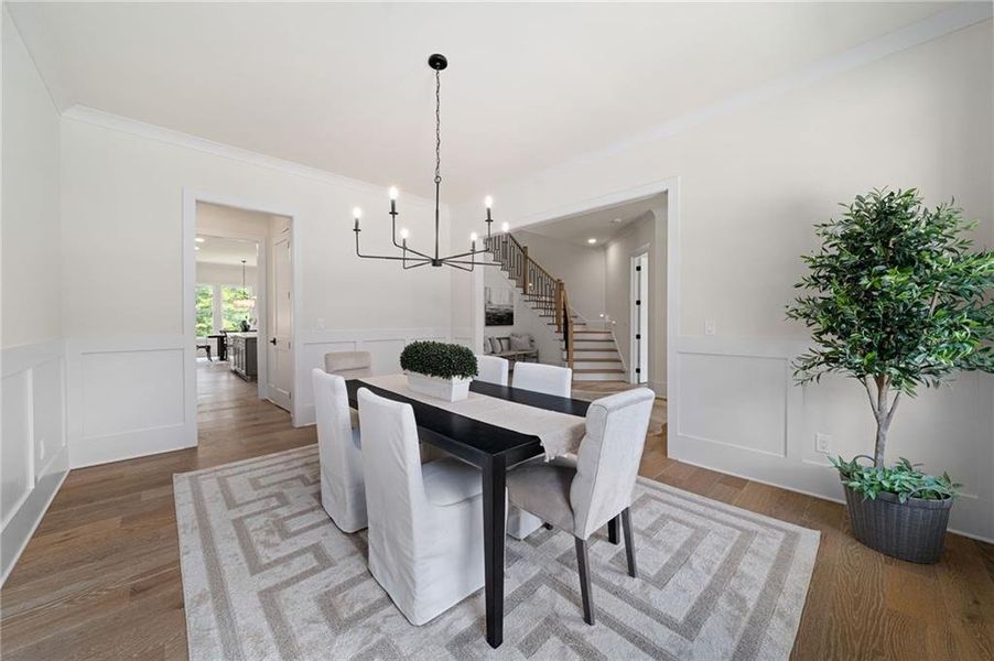 Furnished interior view inside a new home in , Atlanta (Image 18).