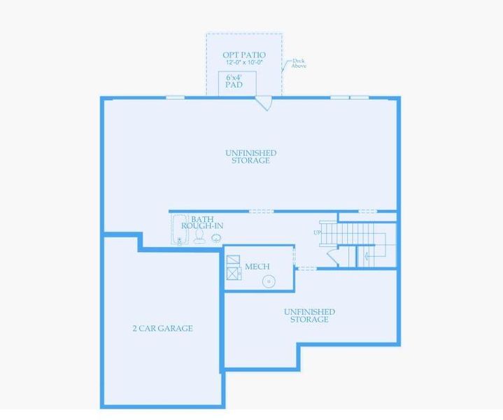 2D floor plan layout of this home in Sierra Creek, Hoschton, GA (Image 7). 2D floor plan layout of this home in Sierra Creek, Hoschton, GA (Image 7).