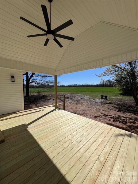 Covered Back Porch