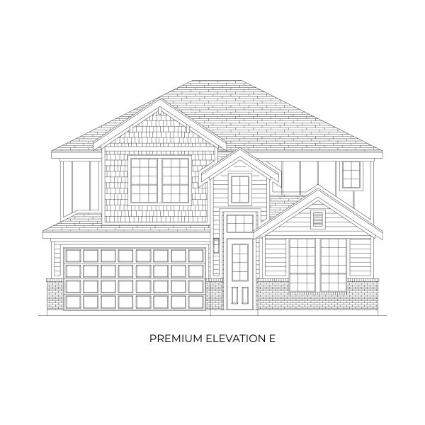 Representative rendering of the exterior for the Roosevelt Select F by First Texas Homes (Image 9).