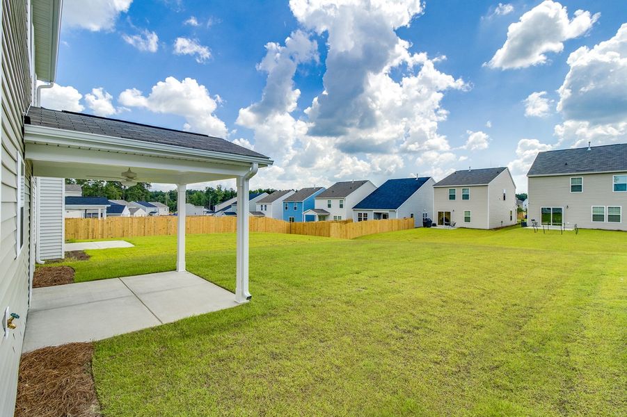 Exterior details and patio area of a home in Ellington, Elgin (Image 3).
