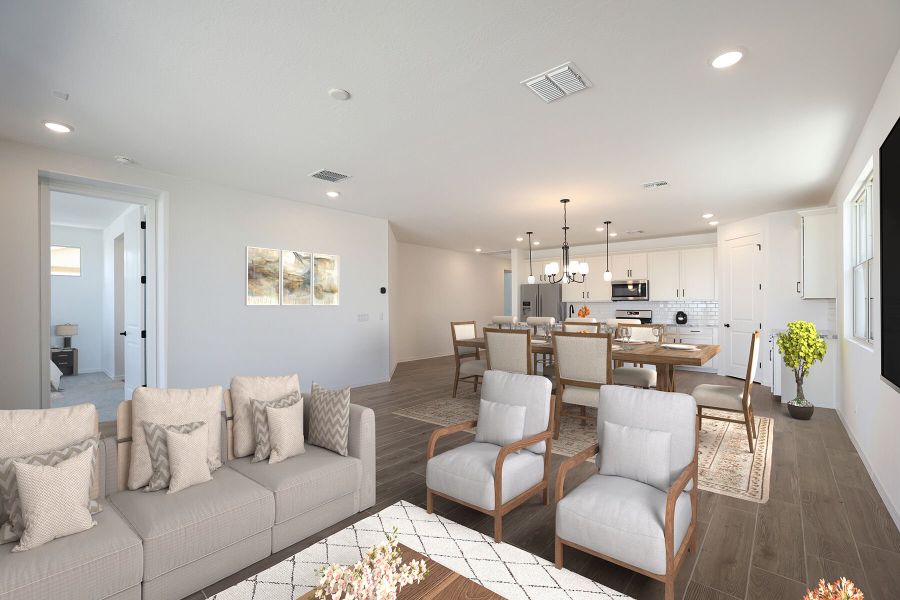Representative furnished interior of a home built from the Brandy by Mattamy Homes in Empire Pointe, Queen Creek (Image 9).