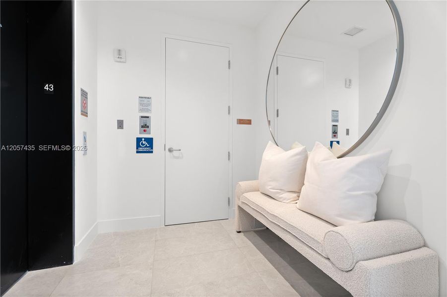 Furnished interior view inside a new home in , Miami (Image 13). Furnished interior view inside a new home in , Miami (Image 13).
