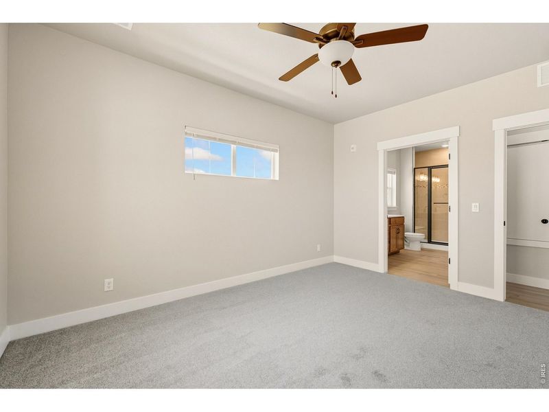Spacious, unfurnished interior of a new home in The Lakes at Centerra, Loveland (Image 25). Spacious, unfurnished interior of a new home in The Lakes at Centerra, Loveland (Image 25).