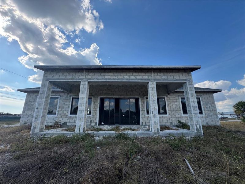 In-progress construction of a new home in , Port Charlotte, FL (Image 12).