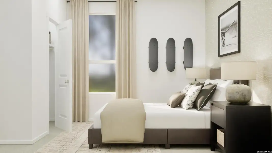 Furnished interior view inside a new home in Grace Valley, Cibolo (Image 22).