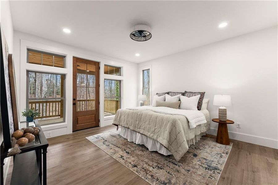 Furnished interior view inside a new home in , Dawsonville (Image 41).