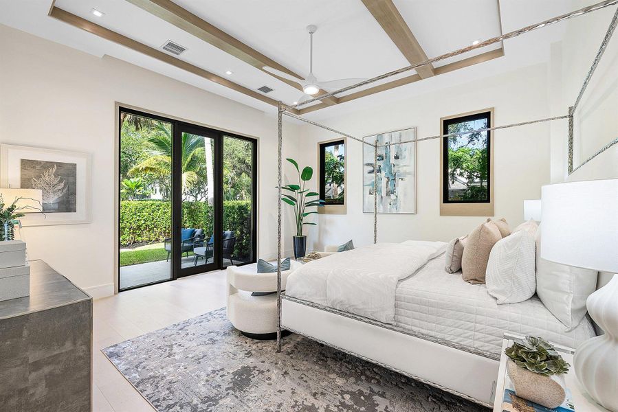 Furnished interior view inside a new home in , Boca Raton (Image 9). Furnished interior view inside a new home in , Boca Raton (Image 9).