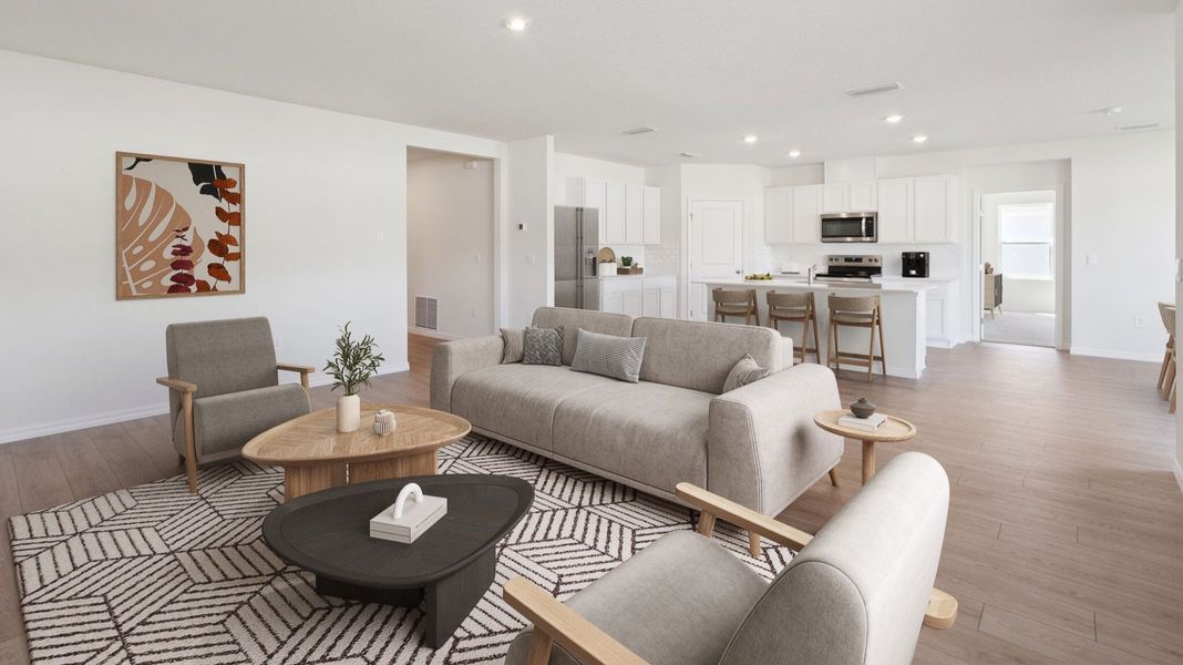 Furnished interior view inside a new home in Wexford Cove, Ormond Beach (Image 7).