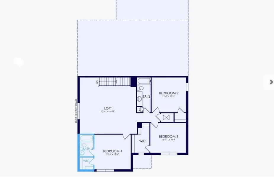 32 Floorplan floor 2