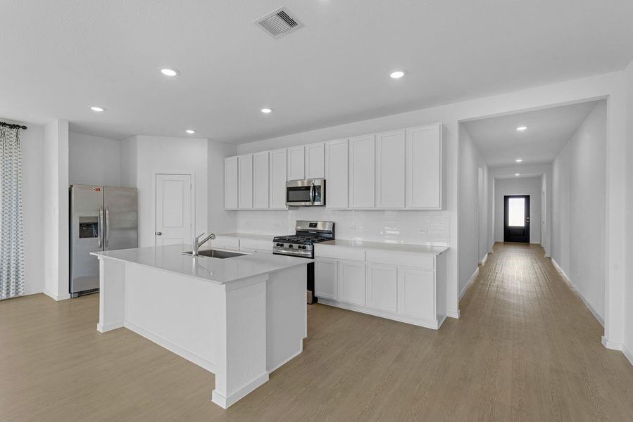 Furnished interior view inside a new home in Riverwood Ranch, Angleton (Image 13).