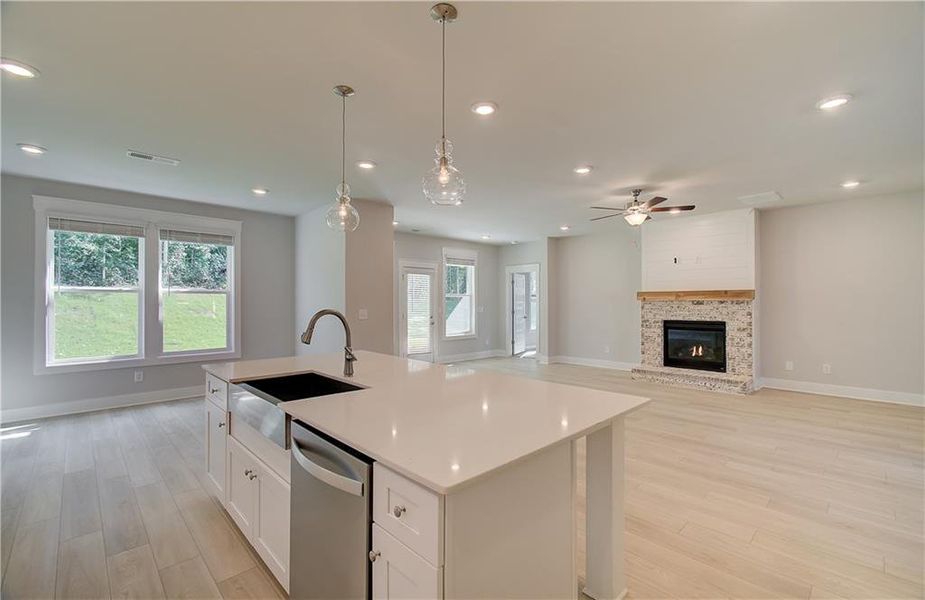 Furnished interior view inside a new home in , Senoia (Image 7). Furnished interior view inside a new home in , Senoia (Image 7).
