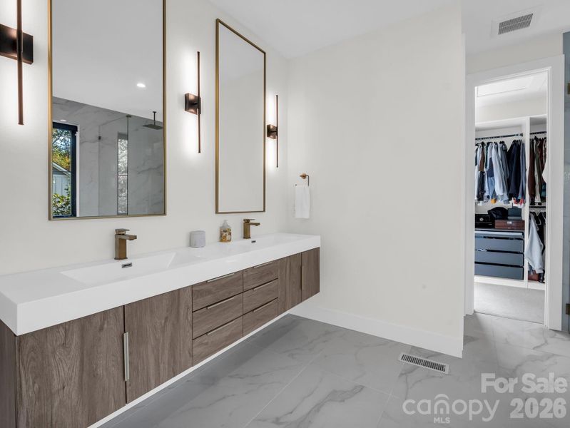 Furnished interior view inside a new home in , Hendersonville (Image 17).