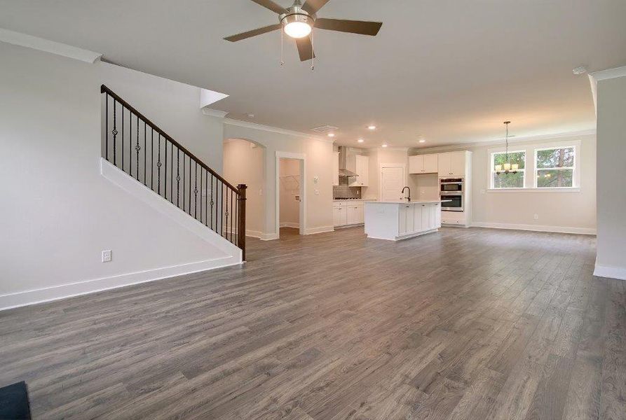 Spacious, unfurnished interior of a new home in Creek Pointe, Moncks Corner (Image 15).