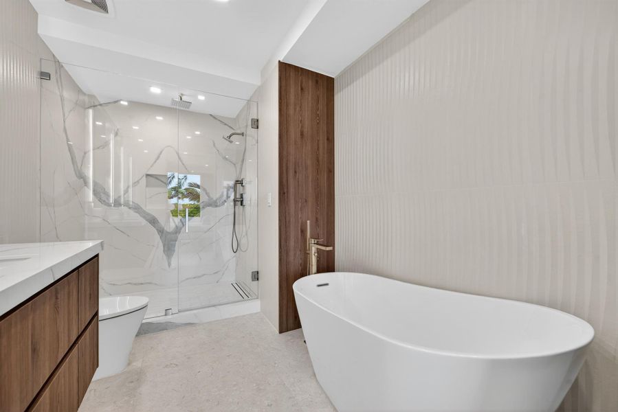 Furnished interior view inside a new home in , Jupiter (Image 11).