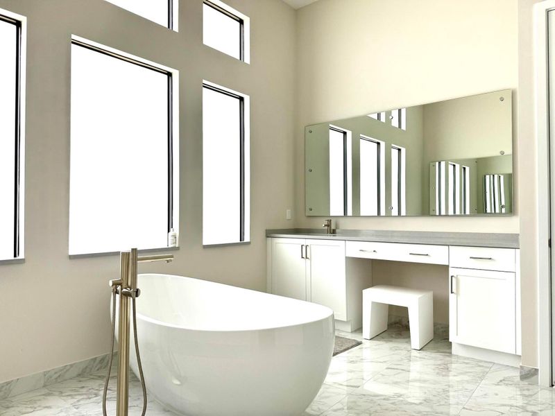 Furnished interior view inside a new home in , Boca Raton (Image 39).