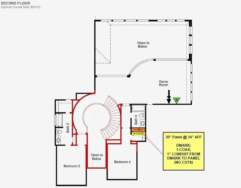 2D floor plan layout of this home in Westwood, League City, TX (Image 4). 2D floor plan layout of this home in Westwood, League City, TX (Image 4).
