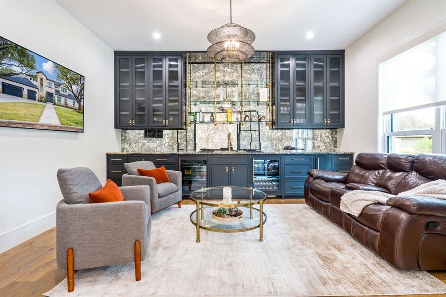 Furnished interior view inside a new home in , Dallas (Image 33).