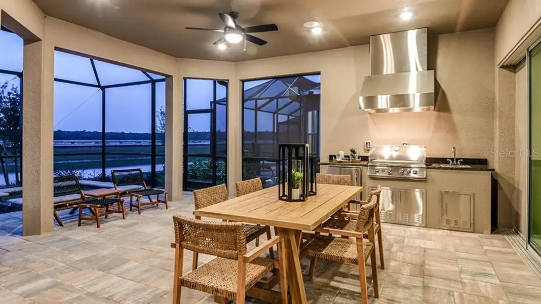 Furnished interior view inside a new home in Esplanade at Westview, Kissimmee (Image 12). Furnished interior view inside a new home in Esplanade at Westview, Kissimmee (Image 12).