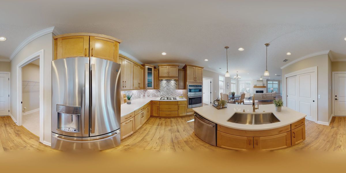 Representative furnished interior of a home built from the Capri by Epcon Communities in Lakeside at Millican Reserve, College Station (Image 12).