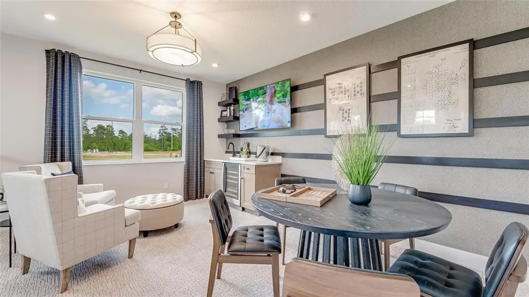Furnished interior view inside a new home in Cresswind DeLand, Deland (Image 6).