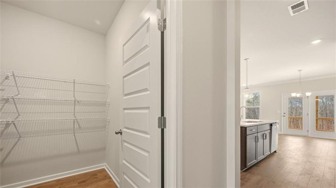 Spacious, unfurnished interior of a new home in The Gates at Pates Creek, Hampton (Image 24).