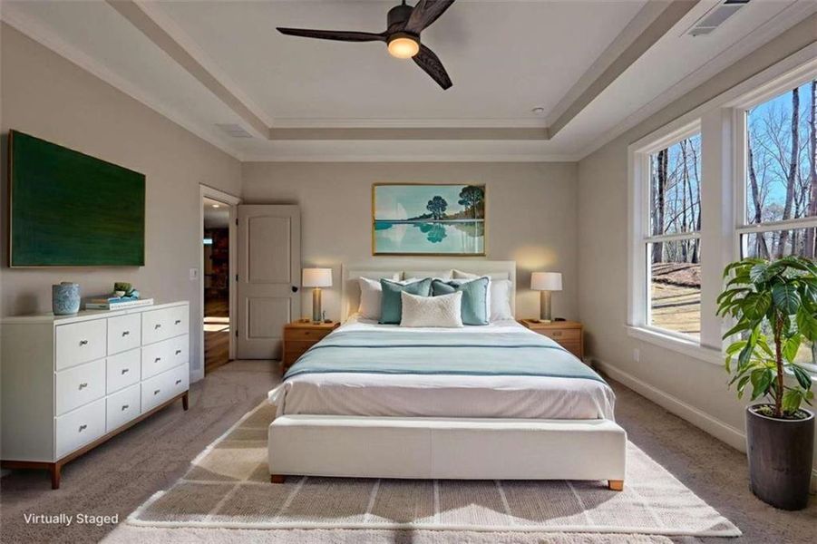 Furnished interior view inside a new home in , Clarkesville (Image 13).