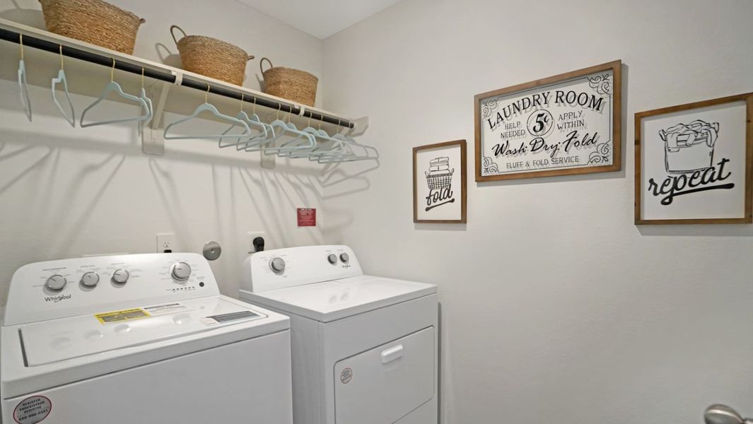 Representative furnished interior of a home built from the GAVEN by D.R. Horton in Westward Pointe, Sealy (Image 15).