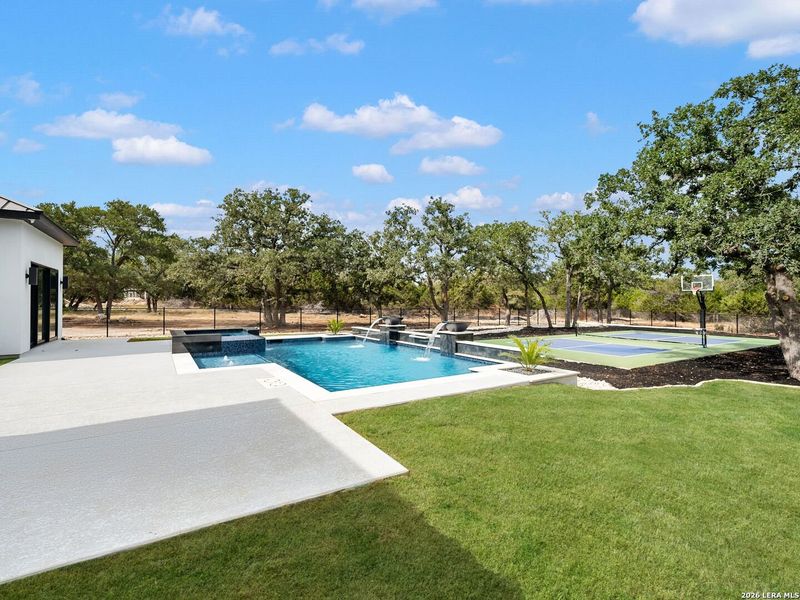 Exterior details and patio area of a home in , Fair Oaks Ranch (Image 23).